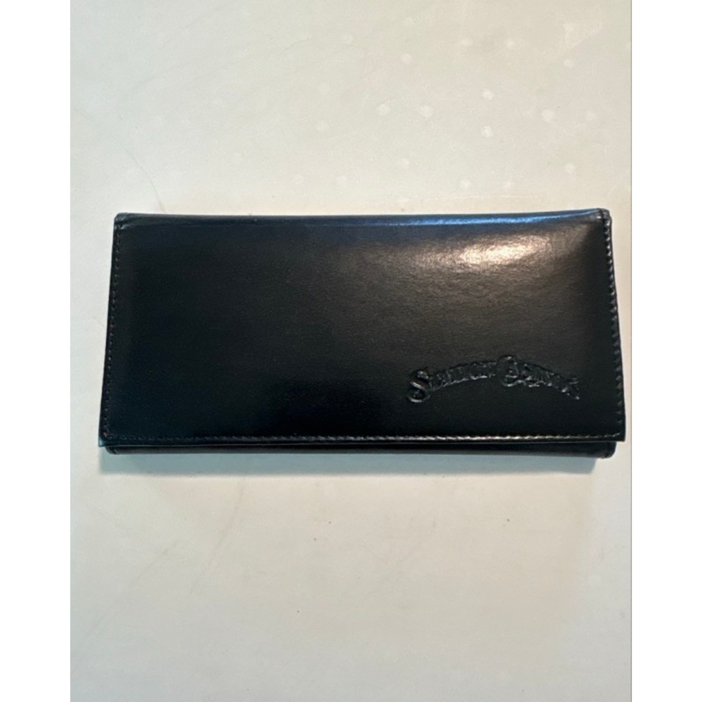 Station Casinos Las Vegas Black Trifold Checkbook Cover Wallet Logo - Picture 2 of 7